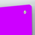 Violet Coloured Glass Information Board